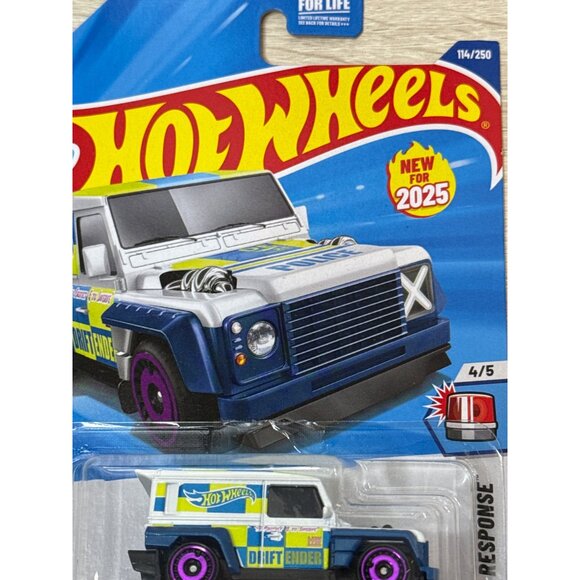 Hot Wheels Drift Ender HW First Response 2025 Blue SUV 1:64 Diecast - Picture 3 of 7